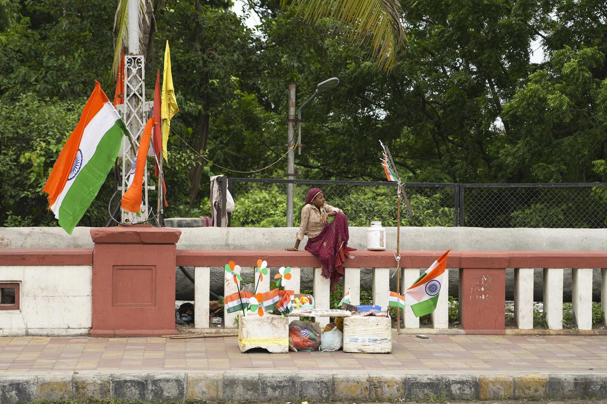 Image of Temple, Tree, Plant, Flag etc.