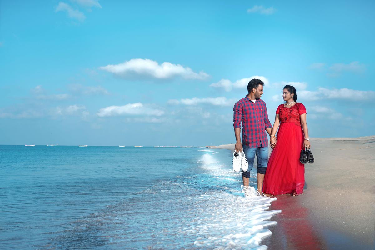 Image of Sky, Cloud, Dress, Water, Happy, Blue etc.