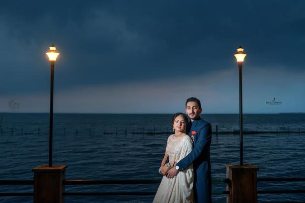 Image of Sky, Photograph, Lighting, Blue, Sea, Light fixture etc.