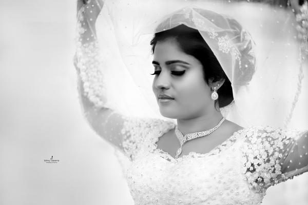Image of Photograph, White, Monochrome photography, Bride, Beauty, Wedding dress etc.