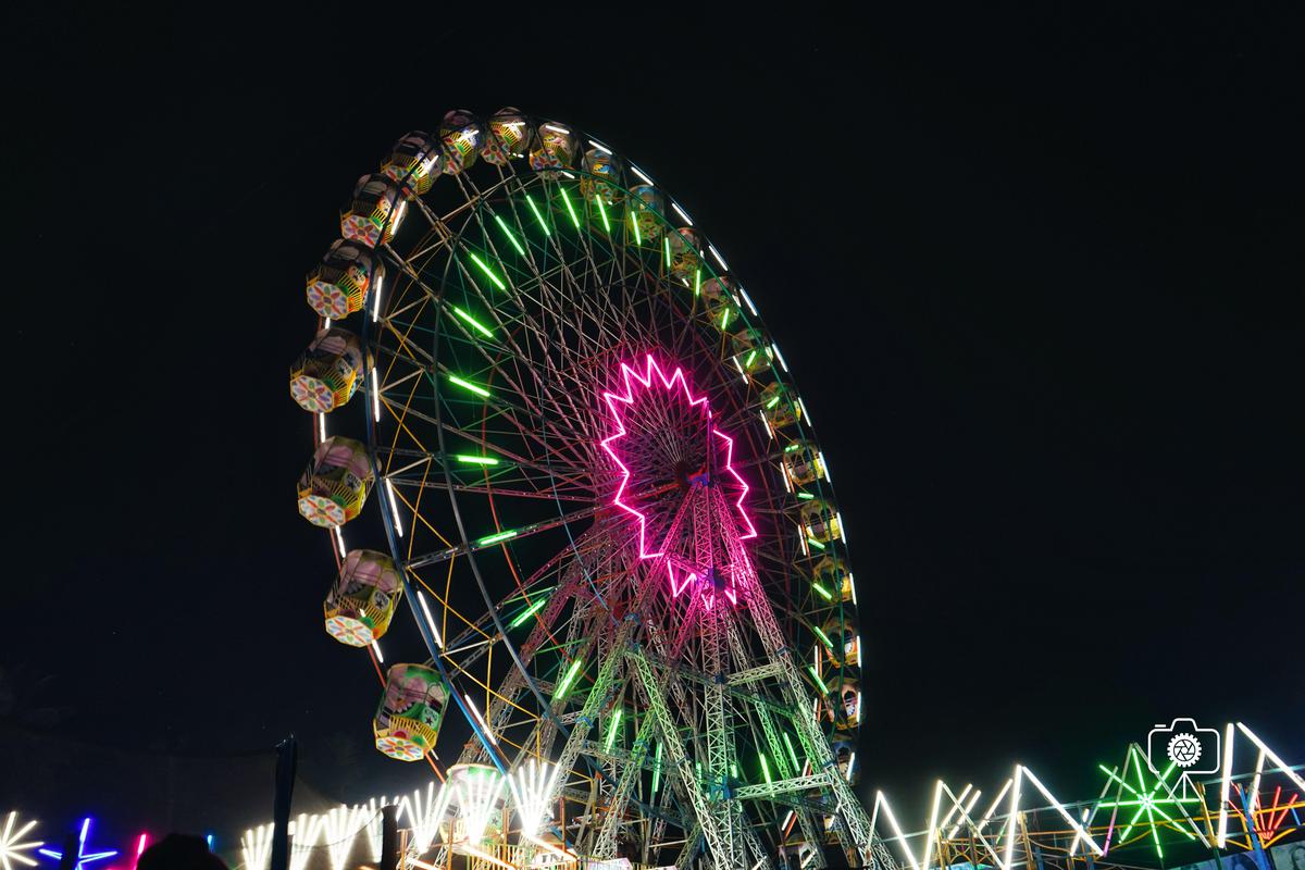 Image of Light, Lighting, Ferris wheel etc.