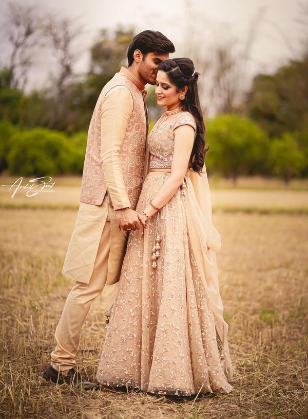 Image of Sky, Smile, Dress, Clothing, Bride, Plant etc.