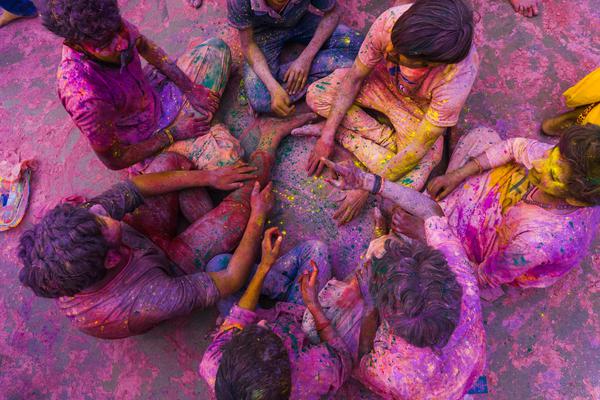 Image of Purple, Pink, Blue etc.