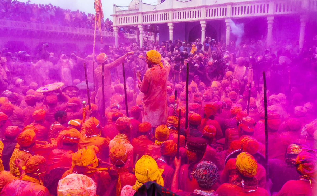 Image of Purple, Pink, Magenta, Crowd etc.