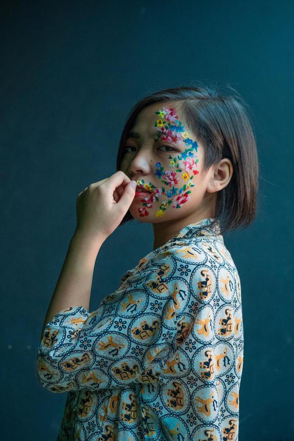 Image of Skin, Head, Hair, Beauty, Blue, Nose etc.