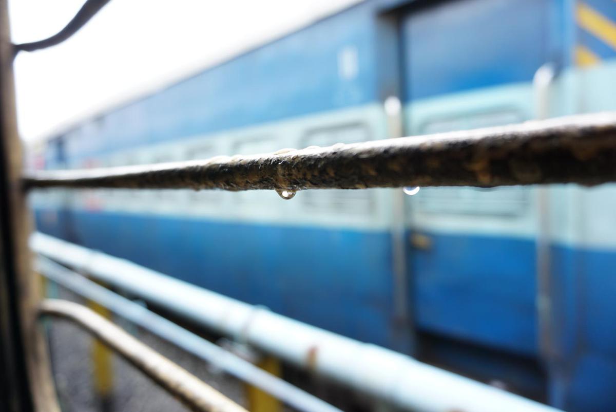 Image of Sky, Water, Blue, Transport, Guard rail etc.