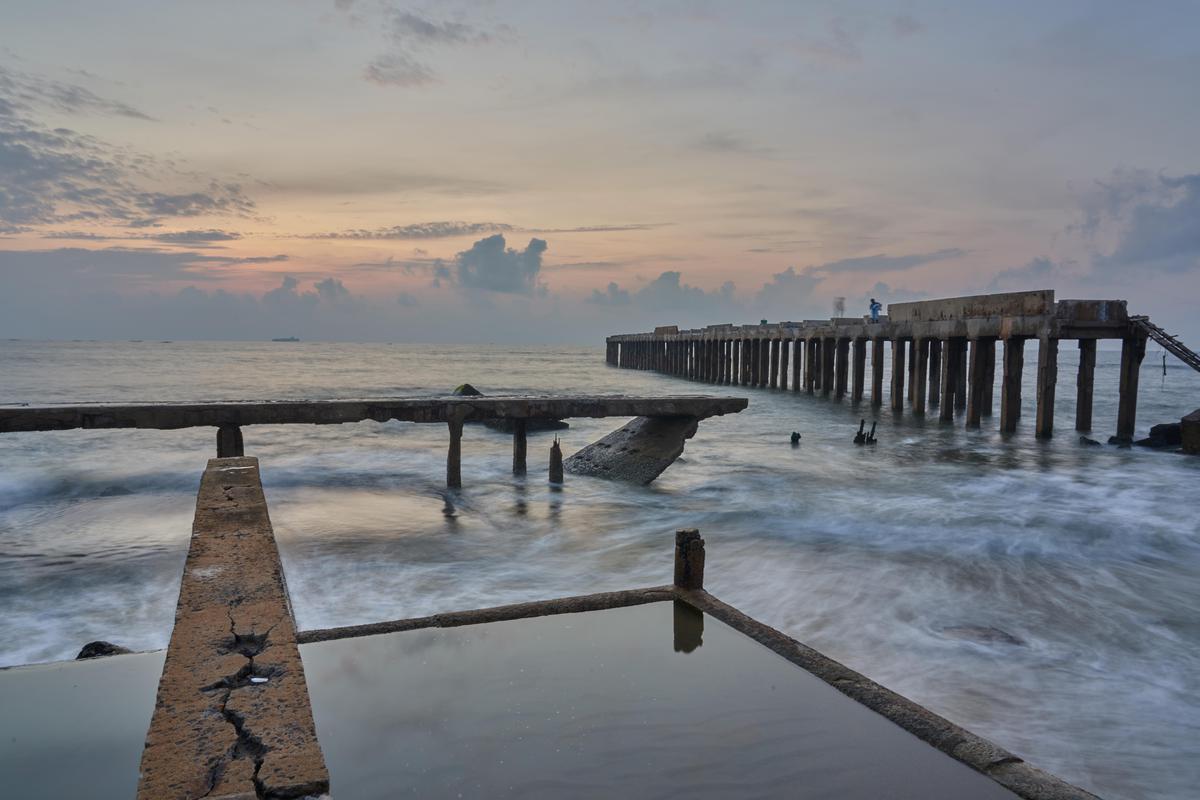 Image of Sky, Water, Sea, Pier, Breakwater etc.
