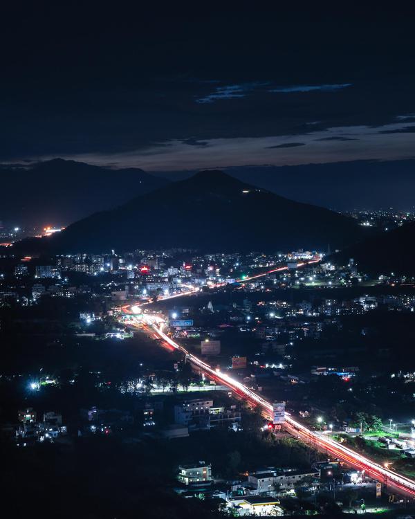 Image of Sky, Dusk, Horizon, Atmosphere, Cityscape, Electricity etc.