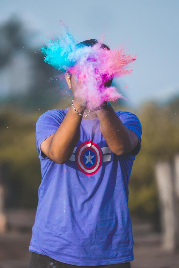 Image of Purple, Pink, Blue etc.
