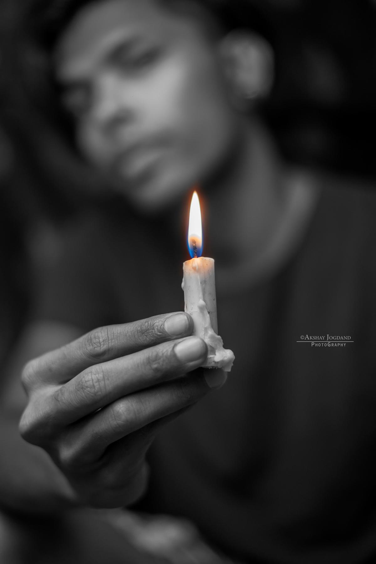 Image of Light, Lighting, Hand, Finger, Flame, Candle etc.