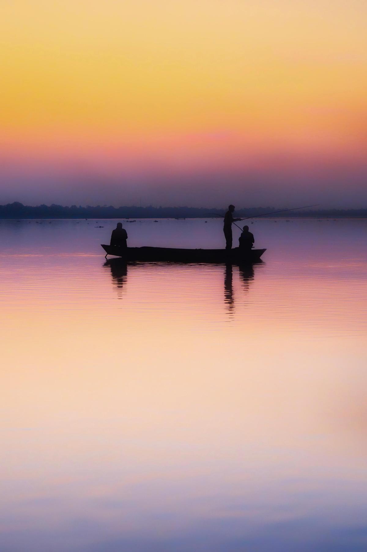 Image of Sky, Morning, Sunset, Sunrise, Reflection, Dusk etc.