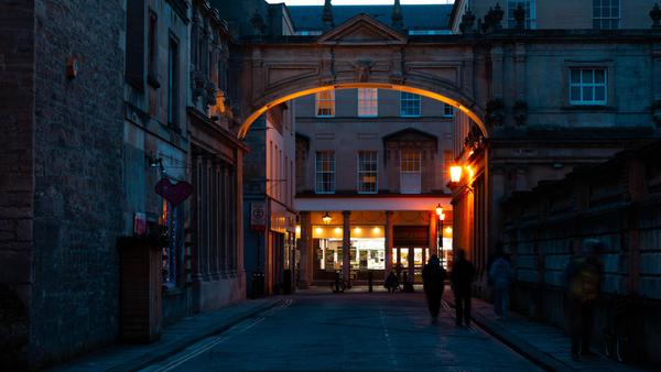 Image of Sky, Orange, Architecture, Building, Infrastructure, Dusk etc.