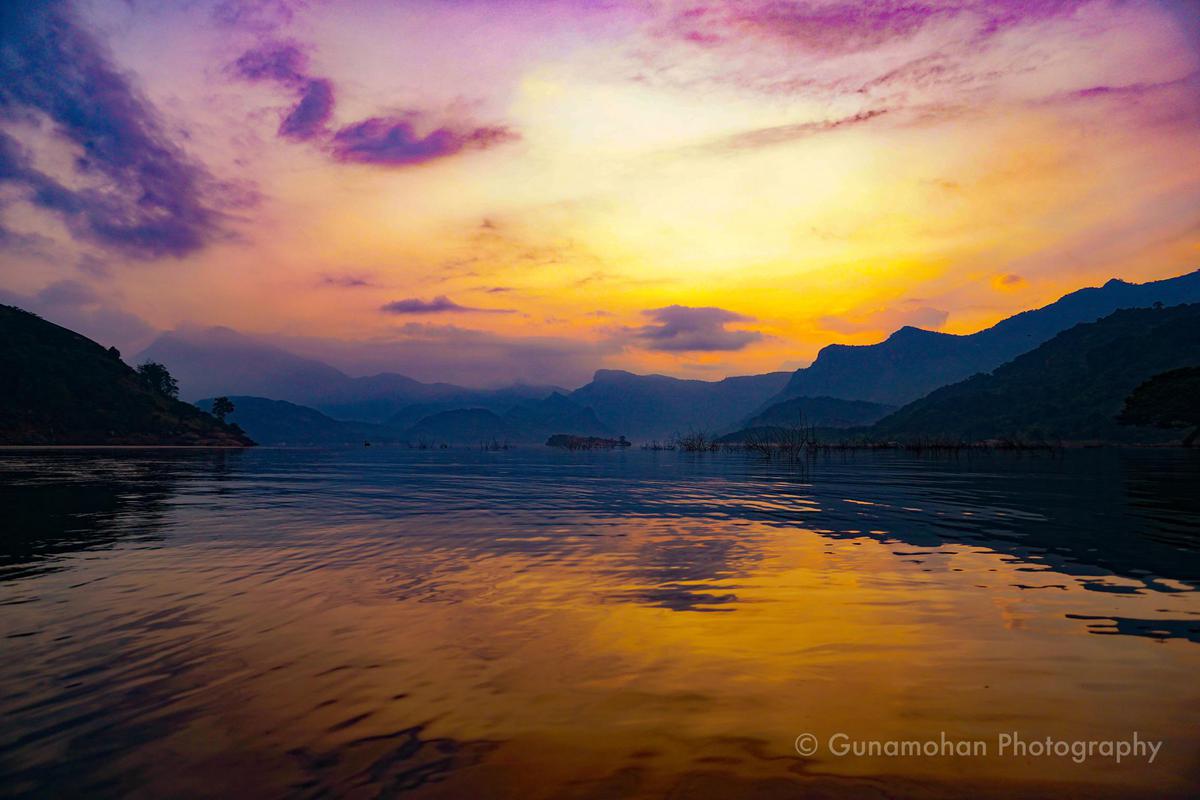 Image of Nature, Sky, Afterglow, Sunset, Cloud, Natural landscape etc.