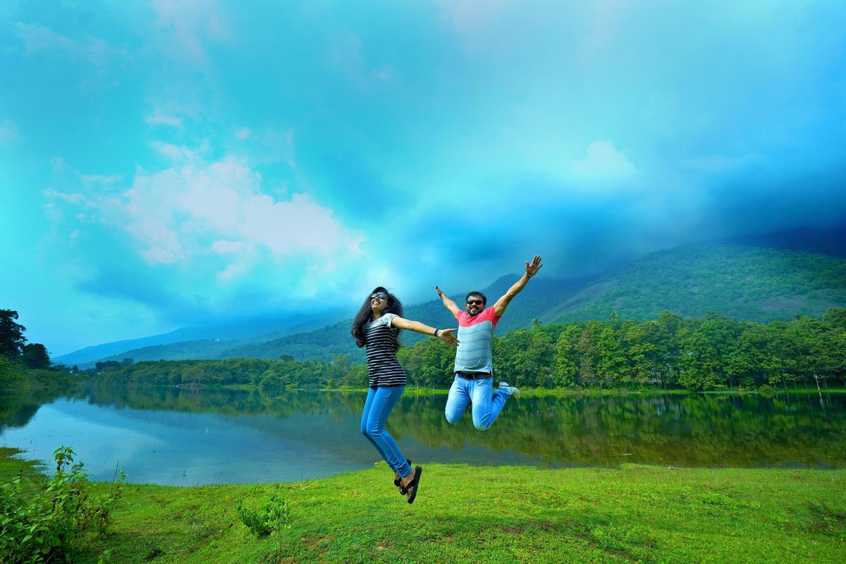 Image of People in nature, Nature, Sky, Natural landscape, Happy, Grassland etc.