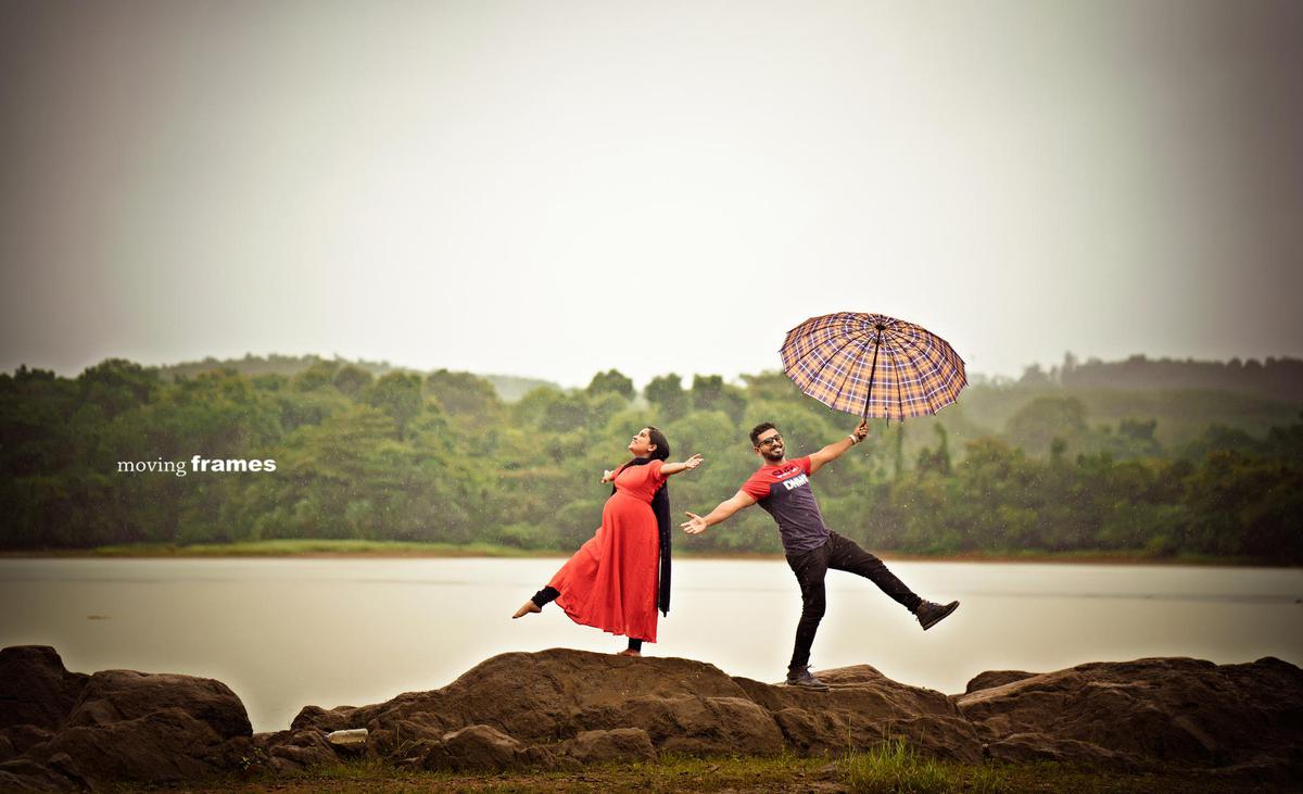 Image of People in nature, Photograph, Umbrella, Sky, Photography etc.