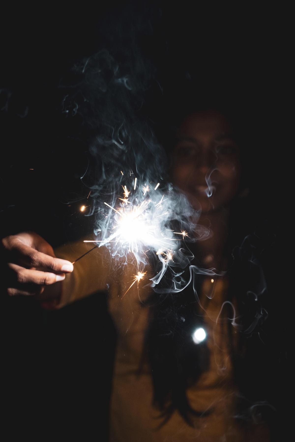 Image of Light, Darkness, Sparkler etc.