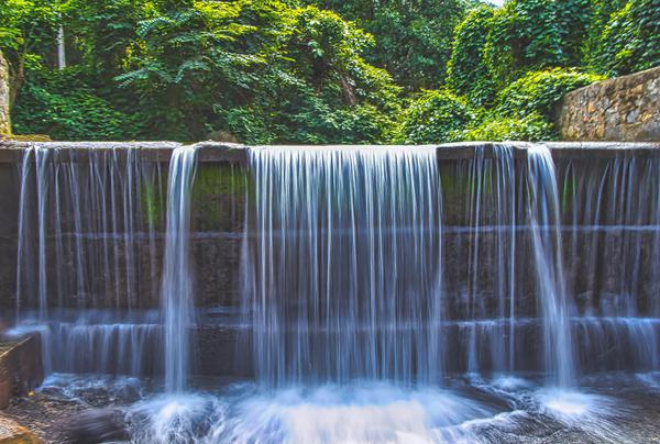 Image of Nature, Natural landscape, Water, Waterfall, Body of water, Water resources etc.