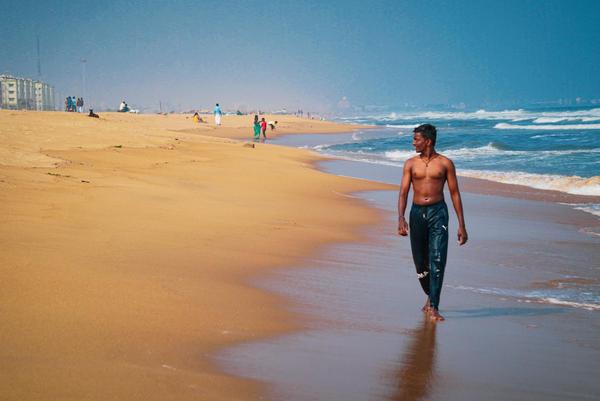 Image of Sand, Holiday, Ocean, Beach, Shore, Coast etc.