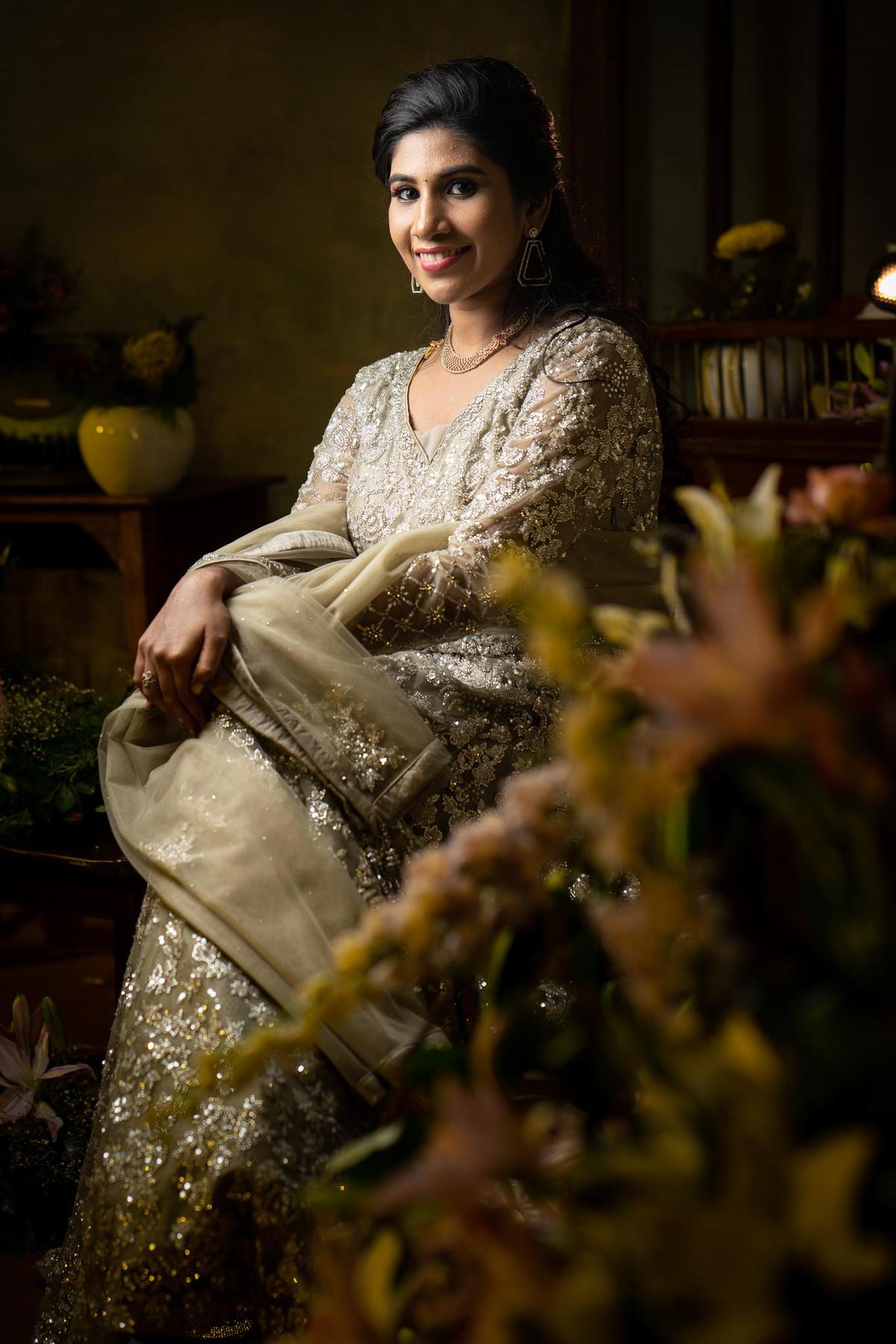 Image of Sari, Yellow, Fashion, Lady etc.