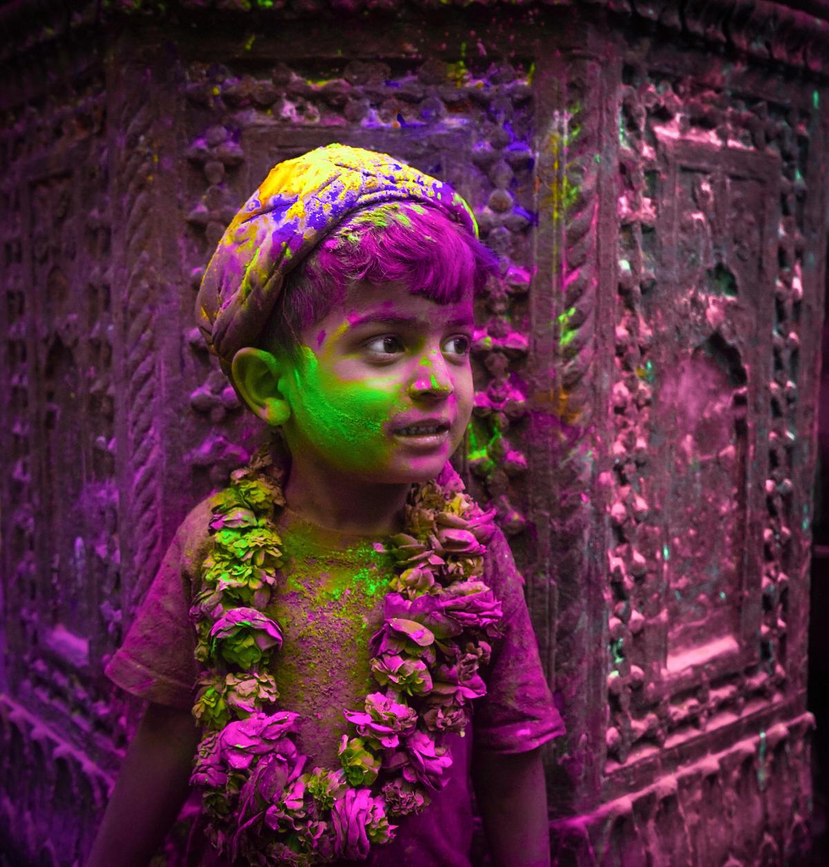 Image of Green, Purple, Pink, Magenta, Violet etc.