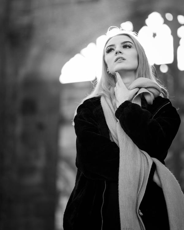 Image of Black-and-white, Smile, Street fashion, Happy, Lip, Style etc.