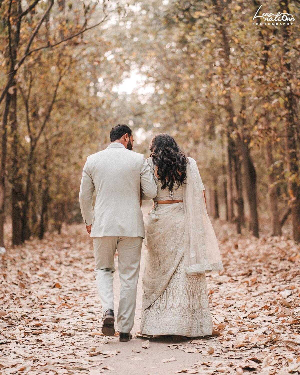 Image of Tree, Bride, Happy, Plant, People in nature, Standing etc.
