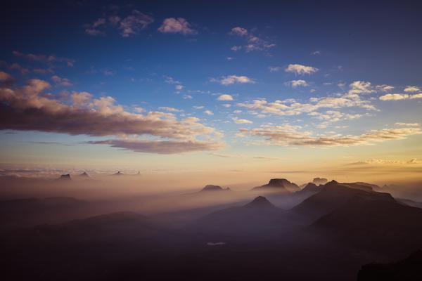 Image of Atmospheric phenomenon, Sky, Morning, Mountain, Mountain range, Cloud etc.