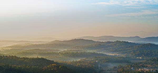 Image of Nature, Atmospheric phenomenon, Sky, Hill, Morning, Mountainous landforms etc.