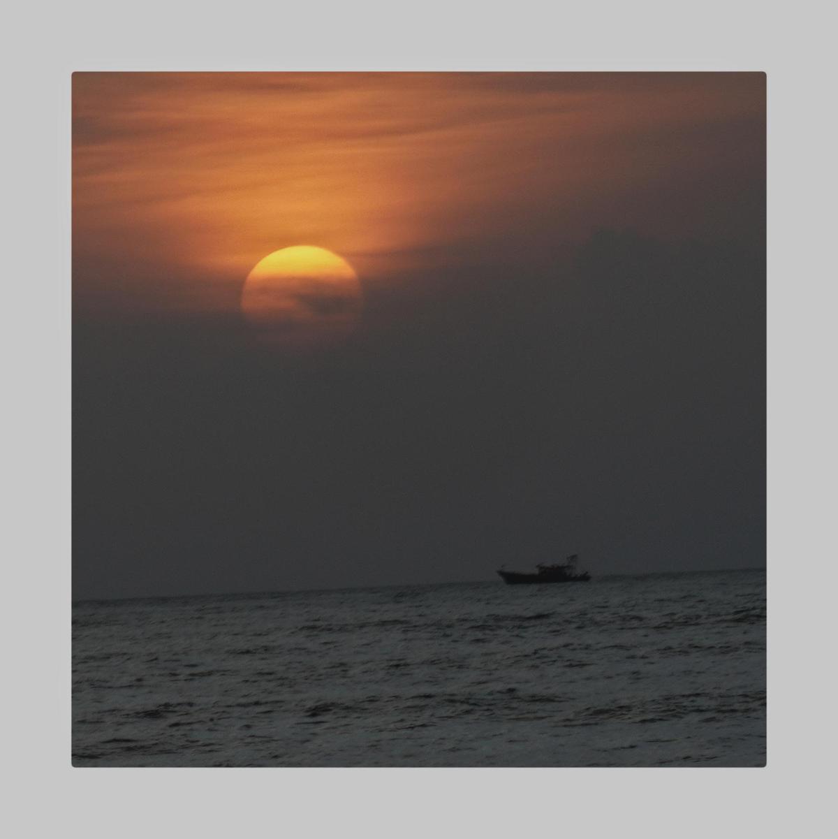 Image of Sky, Afterglow, Sunset, Cloud, Natural landscape, Water etc.