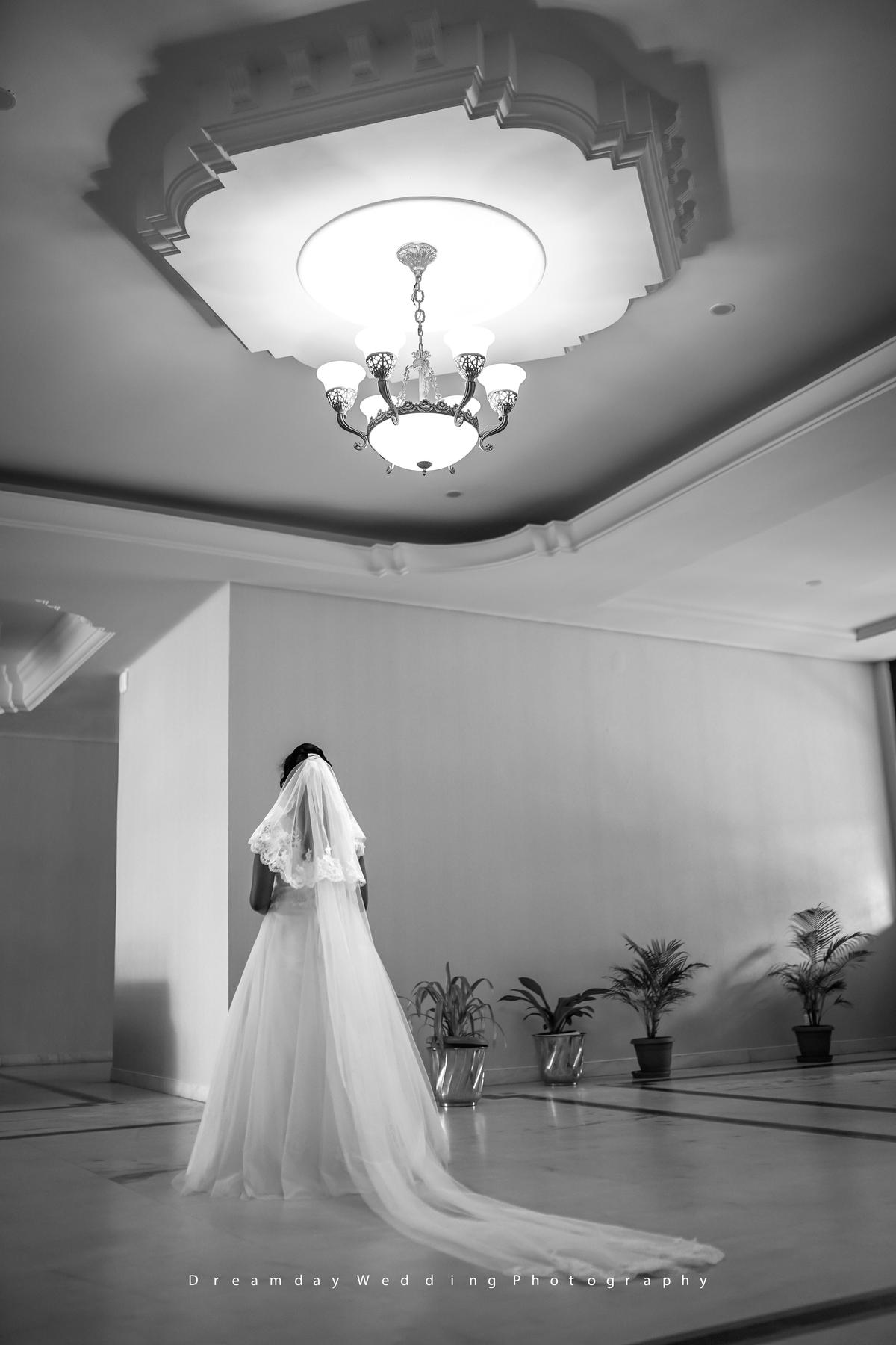 Image of Photograph, White, Black-and-white, Monochrome, Dress, Bride etc.