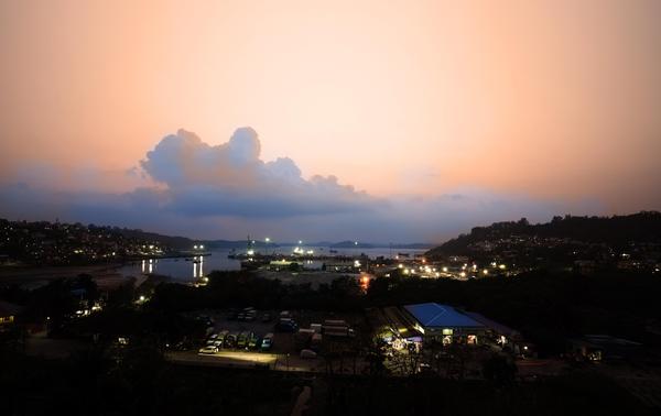 Image of Atmospheric phenomenon, Sky, Afterglow, Cloud, Dusk, Atmosphere etc.
