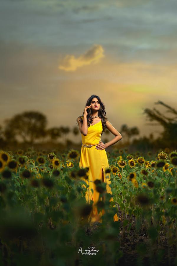 Image of Nature, Sky, Photograph, Photography, Yellow, Dress etc.