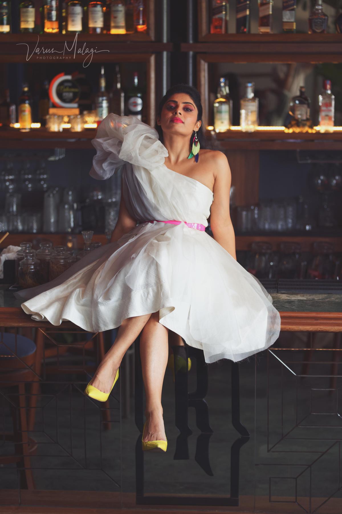 Image of Fashion, White, Dress, Beauty, Leg etc.