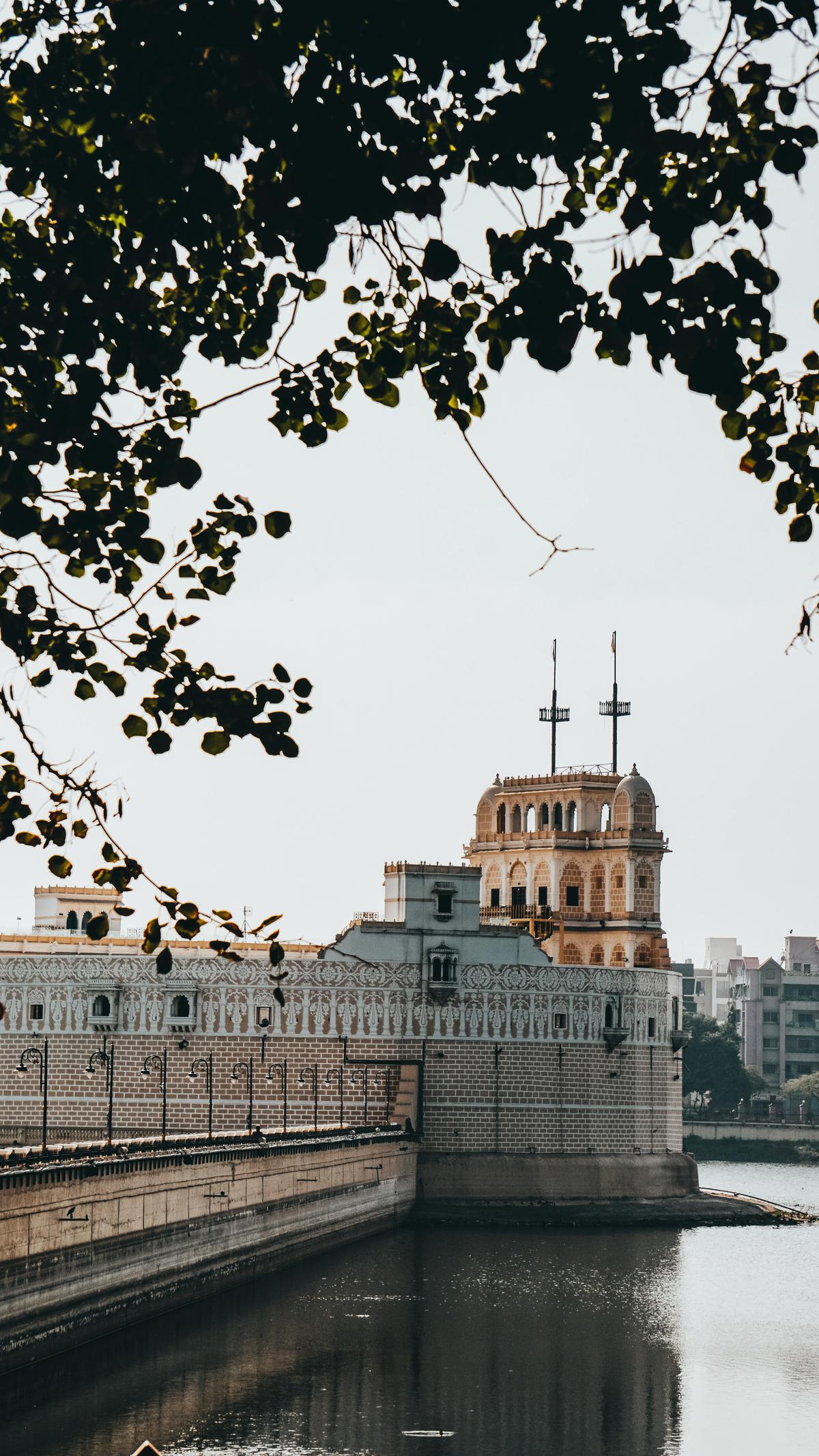 Image of Tree, Architecture, Water, Reflection, Landmark, Waterway etc.