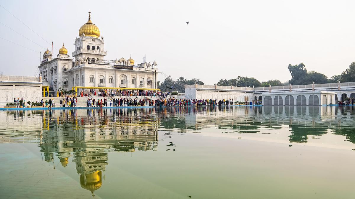 Image of Temple, Building, Water, Reflection, Place of worship, Hindu temple etc.
