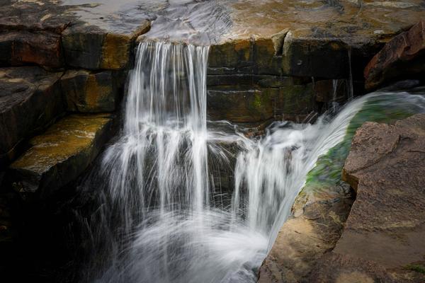 Image of Nature, Natural landscape, Water, Waterfall, Body of water, Water resources etc.