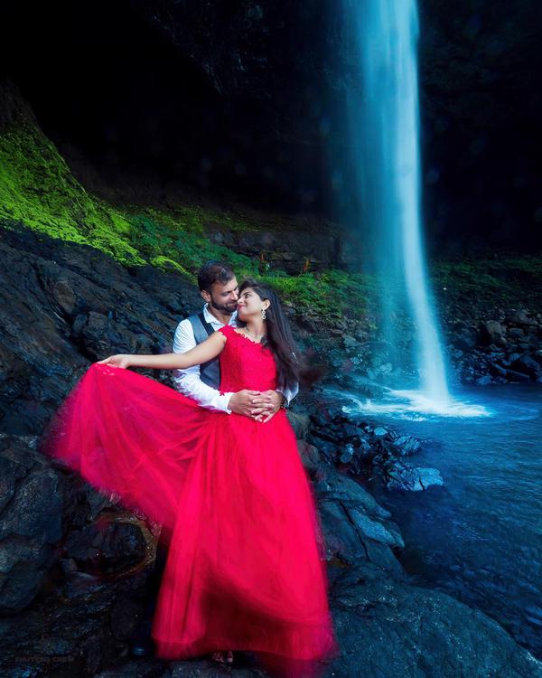 Image of Nature, Photograph, Dress, Water, Beauty, Waterfall etc.
