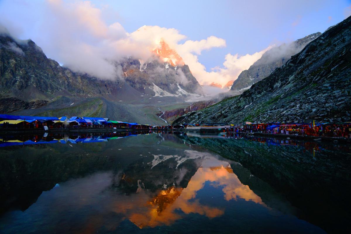 Image of Nature, Highland, Sky, Mountainous landforms, Mountain, Wilderness etc.