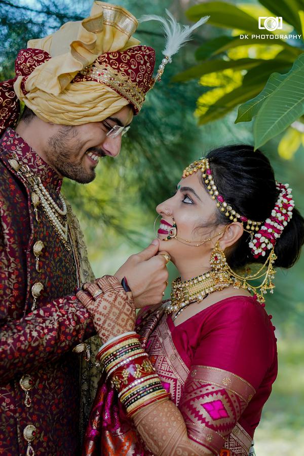 Image of Temple, Smile, Bride, Happy etc.