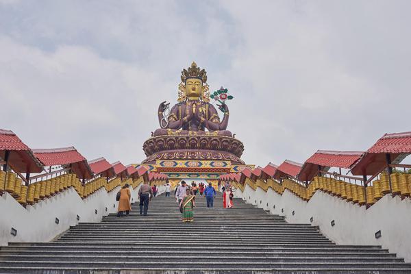 Image of Temple, Sky, Architecture, Building, Landmark, Place of worship etc.