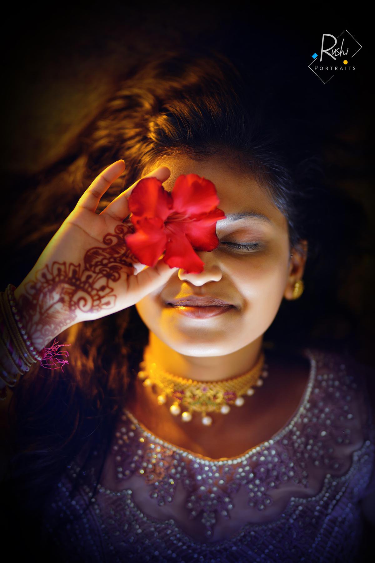 Image of Headgear, Flower, Chin, Neck, Lip, Eyelash etc.