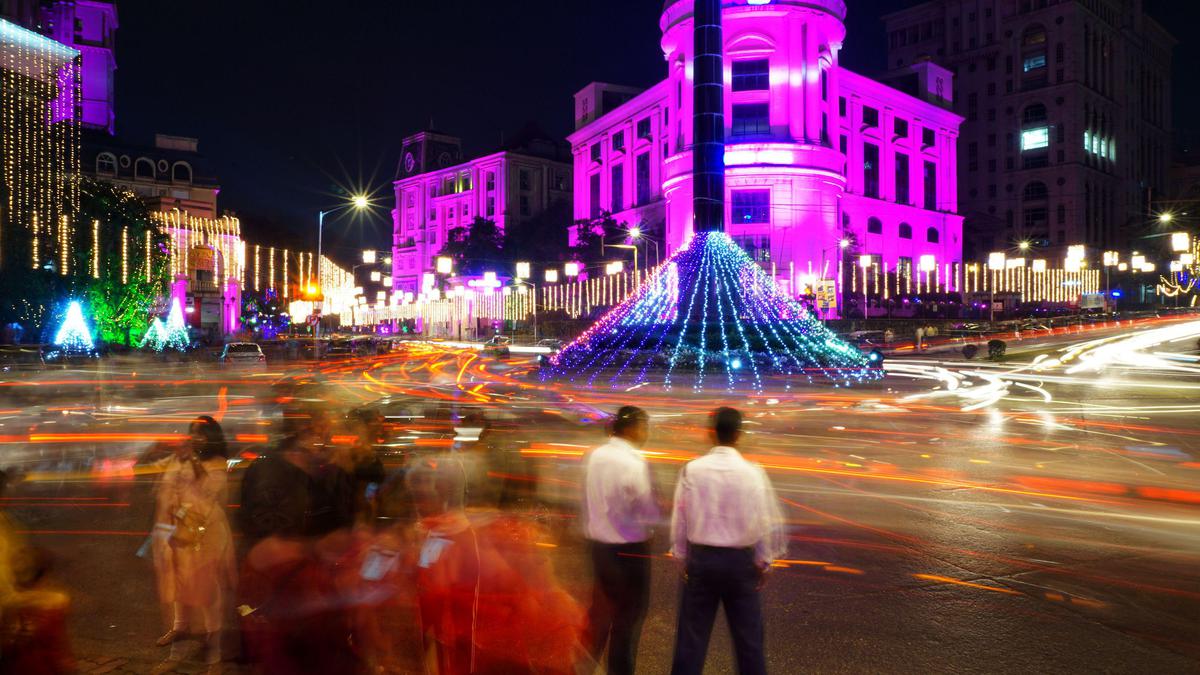 Image of Light, Purple, Pink, Night, City, Landmark etc.