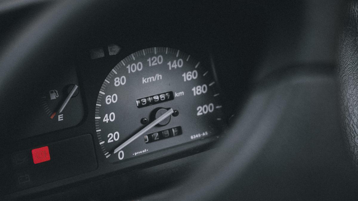 Image of Car, Vehicle, Auto part, Speedometer, Odometer, Gauge etc.