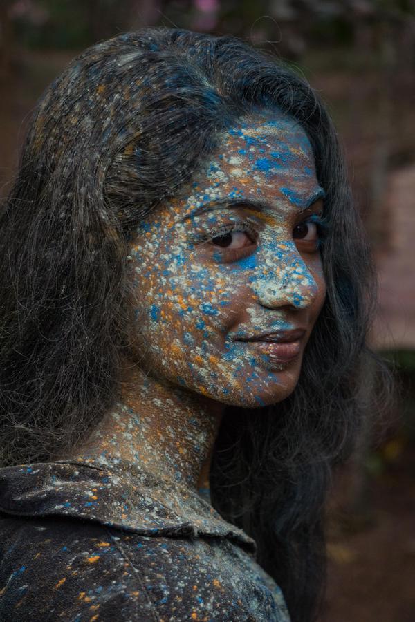 Image of Art, Smile, Eye, Wood, Human body, Iris etc.