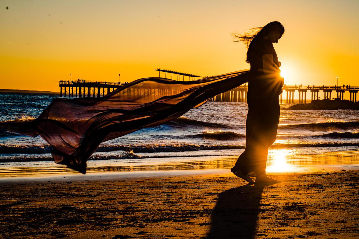 Image of Sky, Morning, Sunset, Sunrise, Water, Horizon etc.