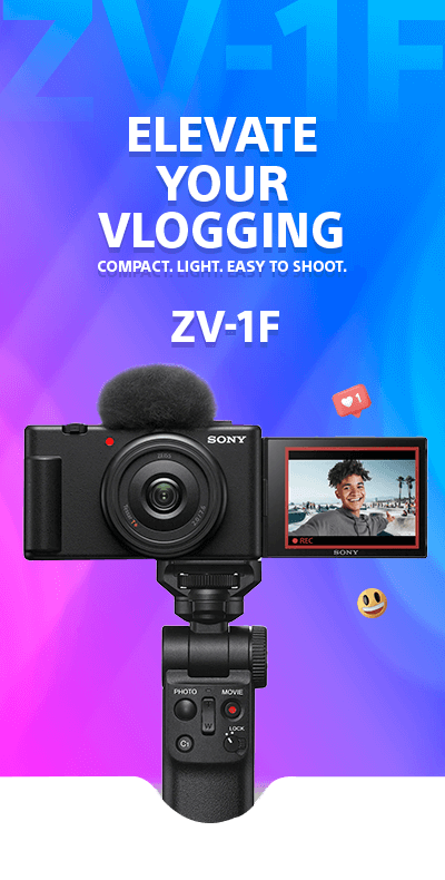 Sony's cameras for vlogging, Professional yet simple vlogs