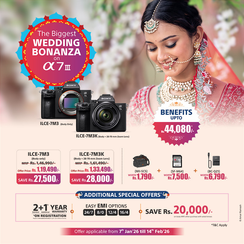 The Biggest Wedding Bonanza on ILCE-7M3K and ILCE-7M3