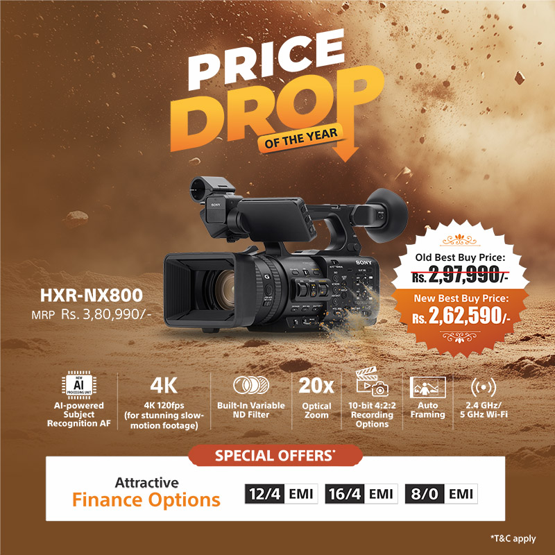 The Biggest Wedding Bonanza on HXR-NX800