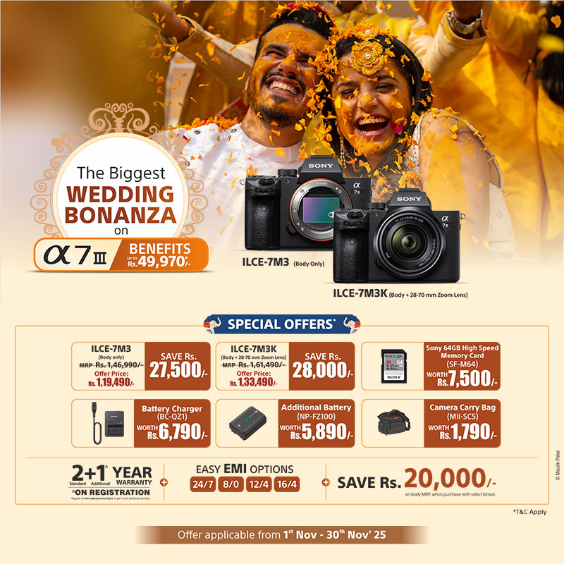The Biggest Wedding Bonanza on ILCE-7M3K and ILCE-7M3