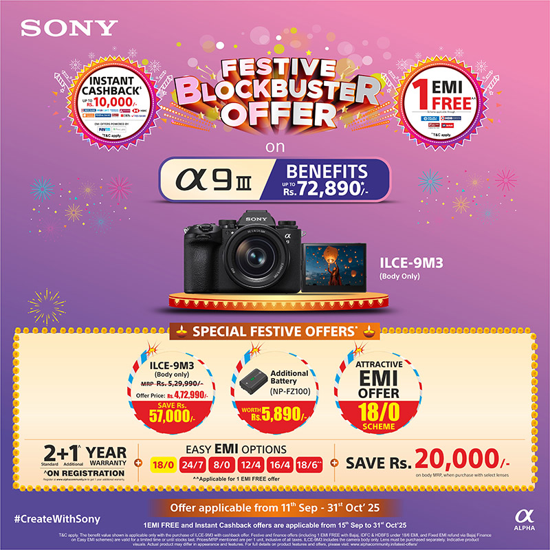 Festive Blockbuster Offer on ILCE-9M3